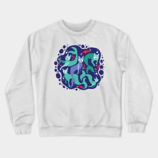 Mer-cats Crewneck Sweatshirt